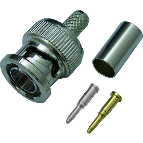 トラスコ中山 ジェフコム BNC型ストレートプラグ　366-5224（ご注文単位1袋）【直送品】