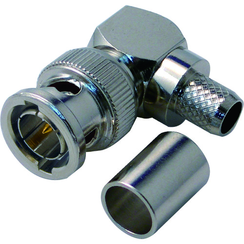 トラスコ中山 ジェフコム BNC型L形プラグ　366-5283（ご注文単位1袋）【直送品】