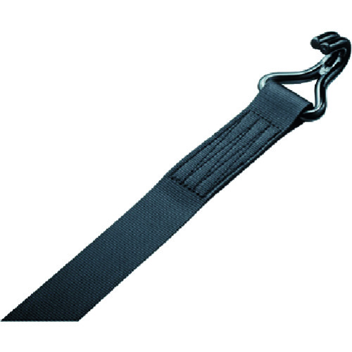 トラスコ中山 OH ベルトラッシング LBR703BKオールブラックシリーズ ラチェットバックル クロスフック 幅50×厚2.0mm(ご注文単位1台)【直送品】