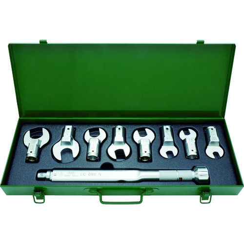 トラスコ中山 ASH トルクレンチスパナヘッドセットLC090N+12-27mm(ご注文単位1セット)【直送品】