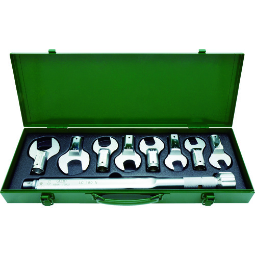 トラスコ中山 ASH トルクレンチスパナヘッドセットLC180N+17-36mm(ご注文単位1セット)【直送品】