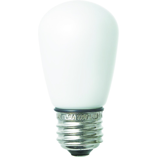 トラスコ中山 ELPA 電球(LED) LED電球サイン形防水E26 明るさ60lm 昼白色相当(ご注文単位1個)【直送品】