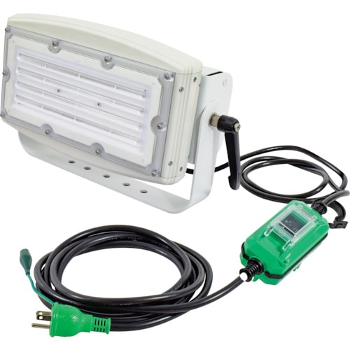 トラスコ中山 日動 スクエアライト100W 電源装置一体型 昼白色 調光式(ご注文単位1台)【直送品】