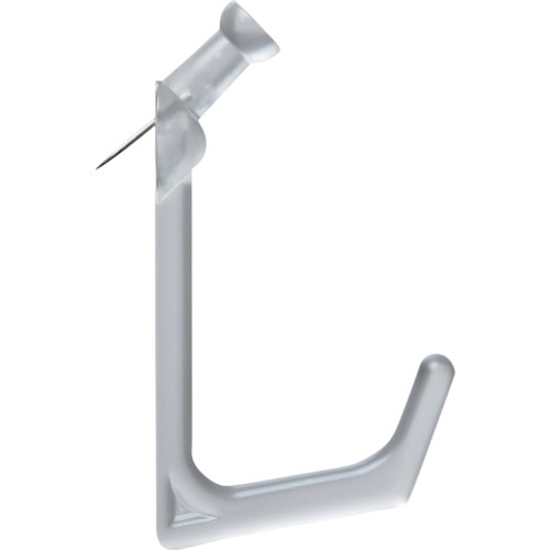 トラスコ中山 ベロス エルハンガー 透明 2P(ご注文単位1パック)【直送品】