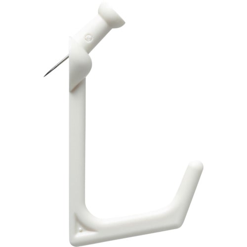 トラスコ中山 ベロス エルハンガー 白 2P(ご注文単位1パック)【直送品】