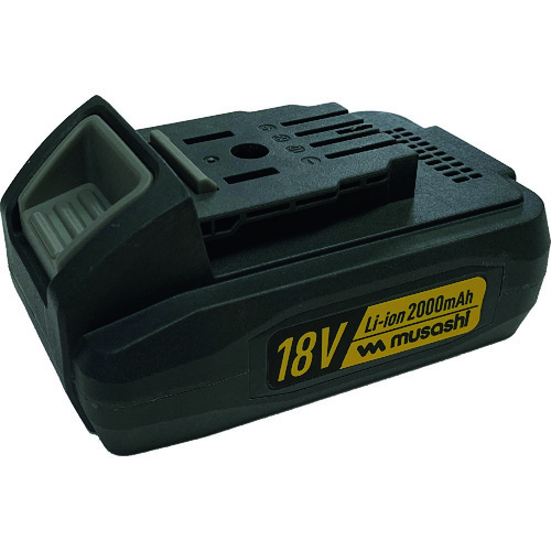 トラスコ中山 ムサシ リチウムイオンバッテリー(ご注文単位1台)【直送品】