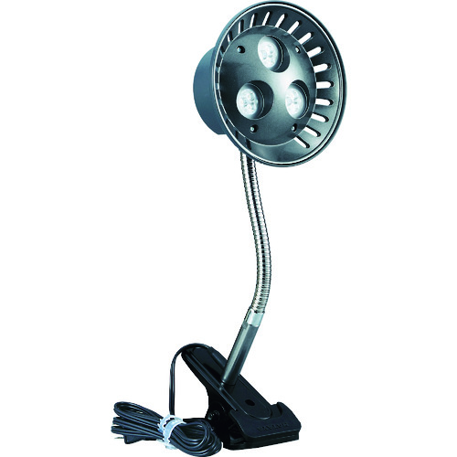 トラスコ中山 ハタヤ LEDハタヤタッチポンライト クリップタイプ10WLED 電線1.6m(ご注文単位1台)【直送品】