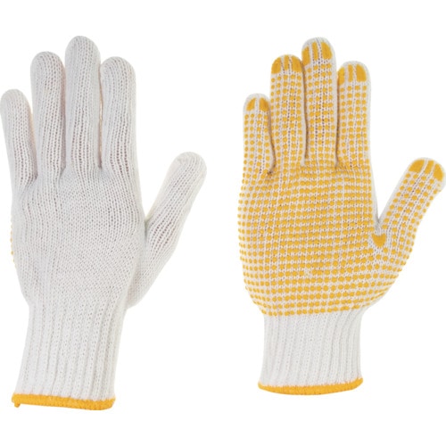 トラスコ中山 ペンギンエース シノ編滑り止め軍手 ログローブ ドット 5双組（ご注文単位1組）【直送品】