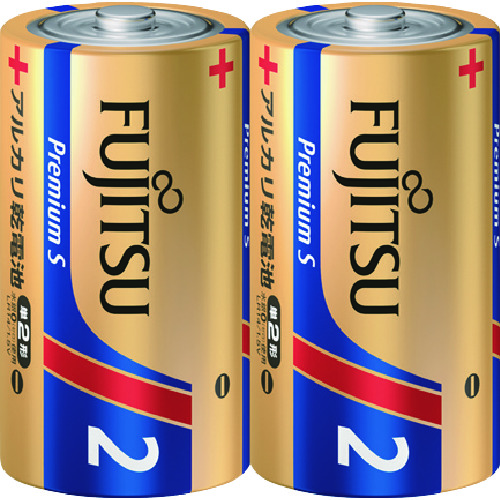 >トラスコ中山 富士通 アルカリ乾電池”PremiumS”(ご注文単位1パック)【直送品】