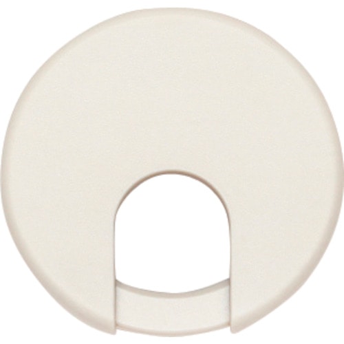 トラスコ中山 スガツネ工業 (210040938)LS43S-WT配線孔キャップ(ご注文単位1個)【直送品】