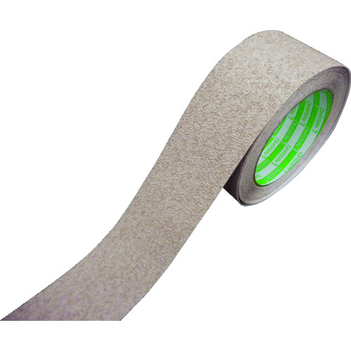 トラスコ中山 日東エルマテ 素足用ノンスリップテープ 50mm×5m ベージュ(ご注文単位1巻)【直送品】