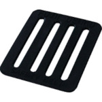 トラスコ中山 ツヨロン D環止め LT-P50/LT-N50 4つ穴 黒色 ベルト幅50mm用(ご注文単位1個)【直送品】