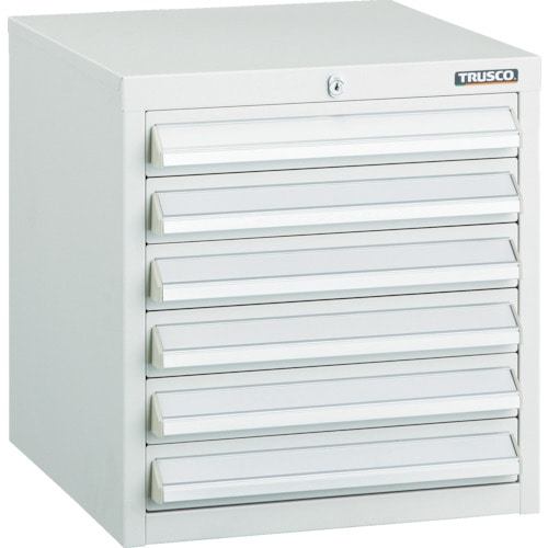 トラスコ中山 TRUSCO LVR型キャビネット 392X412XH420 引出6段 W（ご注文単位1台）【直送品】