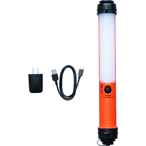 トラスコ中山 IRIS 572396 PROLEDS LEDスティックライト充電式200lm 充電器付き(ご注文単位1台)【直送品】