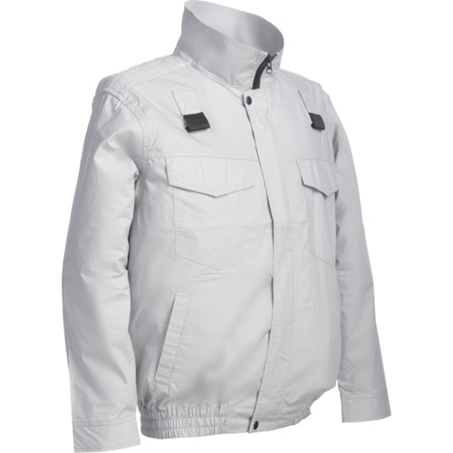 トラスコ中山 リンクサス COOLING BLASTハーネス対応服地 シルバーグレー 5L(ご注文単位1着)【直送品】