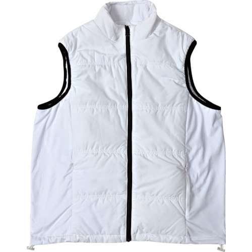 トラスコ中山 リンクサス 速暖ヒートベストEX 服地 ホワイト L(ご注文単位1着)【直送品】