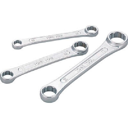 トラスコ中山 TONE ショートめがねレンチ(ストレート) 14X17mm(ご注文単位1個)【直送品】