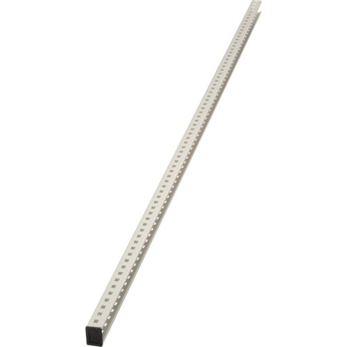 トラスコ中山 TRUSCO スチール製軽中量ボルトレス棚用支柱 M1.5型 H2400用 ネオグレー（ご注文単位1本）【直送品】