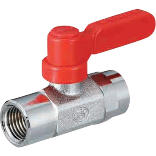 トラスコ中山 オンダ製作所 ボールバルブ フリーボールM1型Rタイプ(ロングハンドル) Rc3/8 × Rc3/8(ご注文単位1個)【直送品】