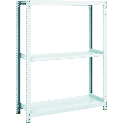 トラスコ中山 TRUSCO スチールラック M1型抗菌塗装ボルトレス軽量棚900X320XH1200 3段（ご注文単位1台）【直送品】