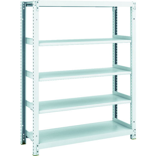 トラスコ中山 TRUSCO スチールラック M1型抗菌塗装ボルトレス軽量棚900X320XH1200 5段(ご注文単位1台)【直送品】