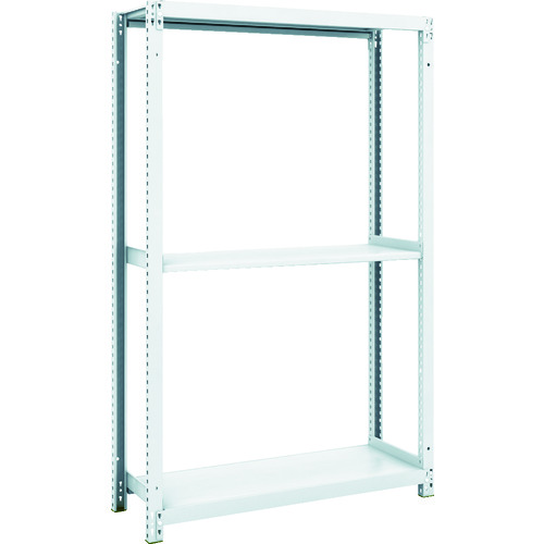 トラスコ中山 TRUSCO スチールラック M1型抗菌塗装ボルトレス軽量棚900X320XH1500 3段(ご注文単位1台)【直送品】