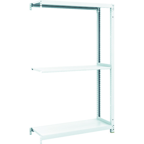 トラスコ中山 TRUSCO スチールラック M1型抗菌塗装ボルトレス軽量棚900X320XH1500 3段 連結（ご注文単位1台）【直送品】