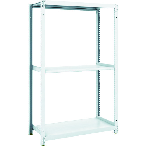 トラスコ中山 TRUSCO スチールラック M1型抗菌塗装ボルトレス軽量棚900X420XH1500 3段(ご注文単位1台)【直送品】