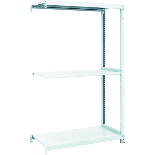 トラスコ中山 TRUSCO スチールラック M1型抗菌塗装ボルトレス軽量棚900X420XH1500 3段 連結（ご注文単位1台）【直送品】