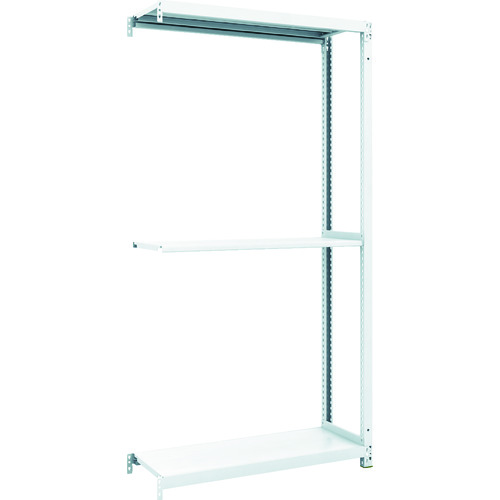 トラスコ中山 TRUSCO スチールラック M1型抗菌塗装ボルトレス軽量棚900X320XH1800 3段 連結（ご注文単位1台）【直送品】