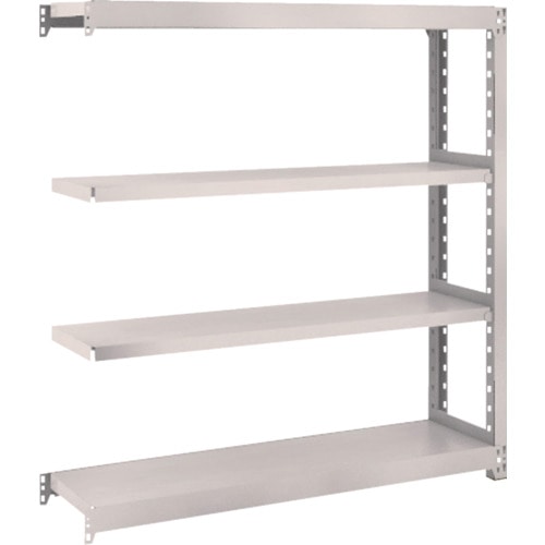 トラスコ中山 TRUSCO スチールラック M2型 W1160×D300×H1200 4段 連結 ネオグレー(ご注文単位1台)【直送品】