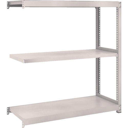 トラスコ中山 TRUSCO スチールラック M2型軽中量棚 1160X450XH1200 3段 連結 ネオグレー(ご注文単位1台)【直送品】