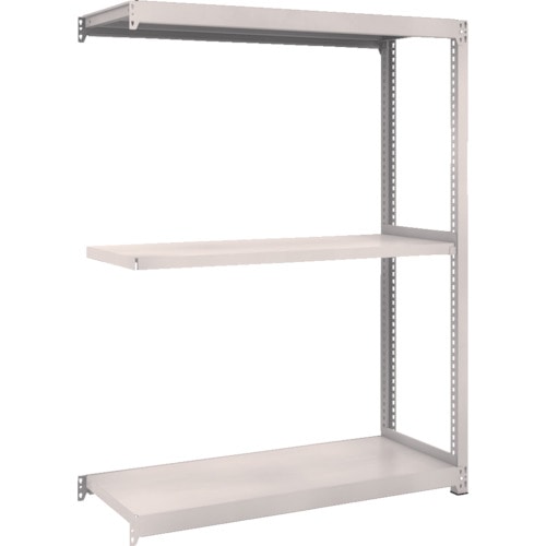 トラスコ中山 TRUSCO スチールラック M2型軽中量棚 1160X450XH1500 3段 連結 ネオグレー(ご注文単位1台)【直送品】