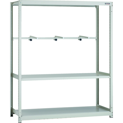 トラスコ中山 TRUSCO スチールラック M2型軽中量棚 860X600XH1800 3段 アーム1段 単体(ご注文単位1セット)【直送品】