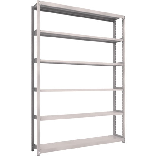 トラスコ中山 TRUSCO スチールラック M2型 W1760×D300×H2400 6段 単体 ネオグレー(ご注文単位1台)【直送品】