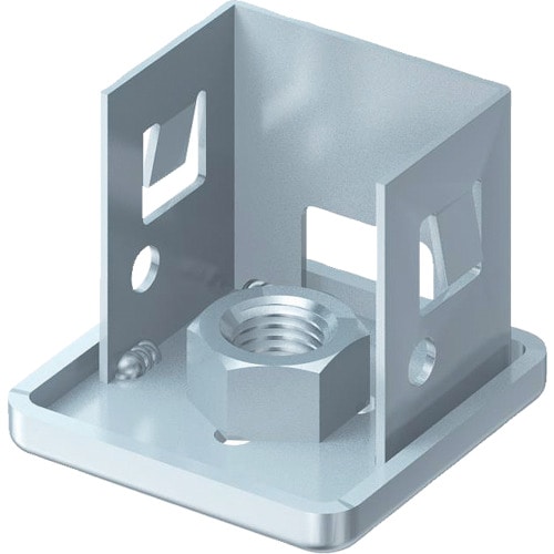 トラスコ中山 TRUSCO M2中量棚支柱用アジャスター座(ご注文単位1個)【直送品】