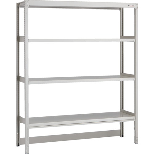 トラスコ中山 TRUSCO スチールラック M2型軽中量棚 台車天板収納型 860X600XH1800 4段 単体(ご注文単位1台)【直送品】