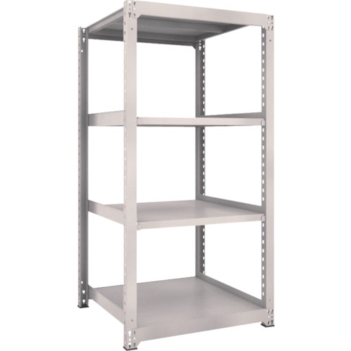トラスコ中山 TRUSCO スチールラック M3型 W900×D921×H1800 4段 単体 ネオグレー(ご注文単位1台)【直送品】