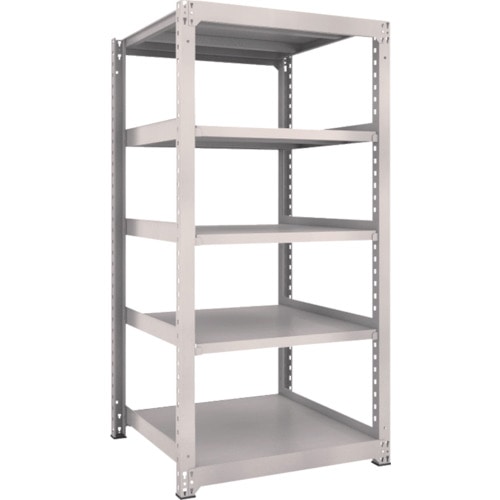 トラスコ中山 TRUSCO スチールラック M3型 W900×D921×H1800 5段 単体 ネオグレー(ご注文単位1台)【直送品】