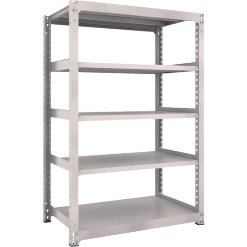 トラスコ中山 TRUSCO スチールラック M3型 W1200×D721×H1800 5段 単体 ネオグレー(ご注文単位1台)【直送品】