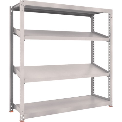 トラスコ中山 TRUSCO スチールラック M3型中量棚 1800X571XH1800 4段 傾斜2段(ご注文単位1台)【直送品】