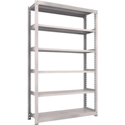 トラスコ中山 TRUSCO スチールラック M3型 W1500×D471×H2400 6段 単体 ネオグレー(ご注文単位1台)【直送品】