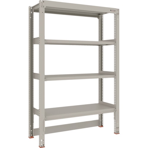 トラスコ中山 TRUSCO スチールラック M3型中量棚 台車天板収納型 W1200XD471XH1800 4段 単体(ご注文単位1セット)【直送品】