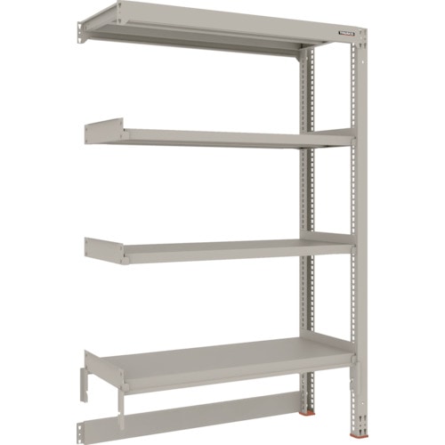 トラスコ中山 TRUSCO スチールラック M3型中量棚 台車天板収納型 W1200XD471XH1800 4段 連結(ご注文単位1セット)【直送品】