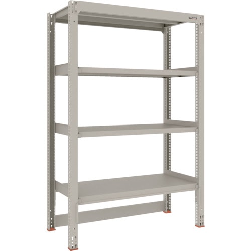 トラスコ中山 TRUSCO スチールラック M3型中量棚 台車天板収納型 W1200XD571XH1800 4段 単体(ご注文単位1セット)【直送品】