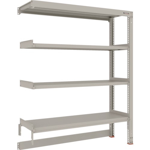 トラスコ中山 TRUSCO スチールラック M3型中量棚 台車天板収納型 W1500XD471XH1800 4段 連結(ご注文単位1セット)【直送品】