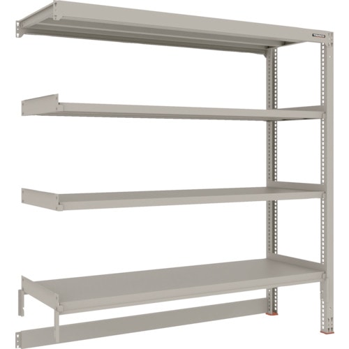 トラスコ中山 TRUSCO スチールラック M3型中量棚 台車天板収納型 W1800XD571XH1800 4段 連結(ご注文単位1セット)【直送品】