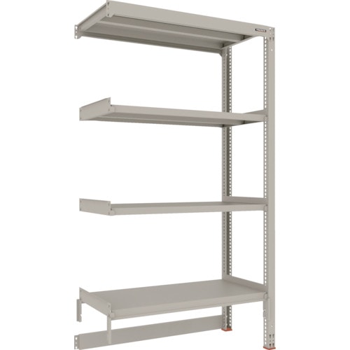 トラスコ中山 TRUSCO スチールラック M3型中量棚 台車天板収納型 W1200XD571XH2100 4段 連結(ご注文単位1セット)【直送品】