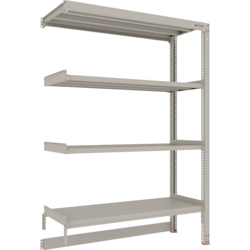 トラスコ中山 TRUSCO スチールラック M3型中量棚 台車天板収納型 W1500XD571XH2100 4段 連結(ご注文単位1セット)【直送品】