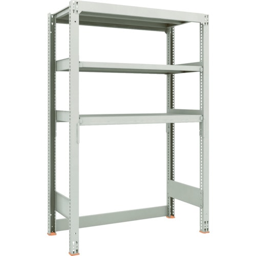 トラスコ中山 TRUSCO スチールラック M3型中量棚 下段開放型 W1200XD571XH1800 3段 単体(ご注文単位1セット)【直送品】